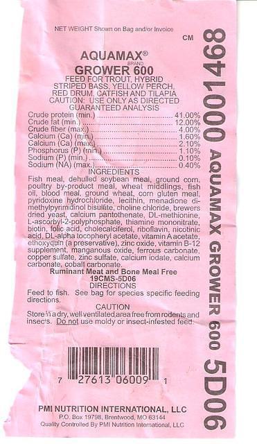 Aqua Max Ingredients