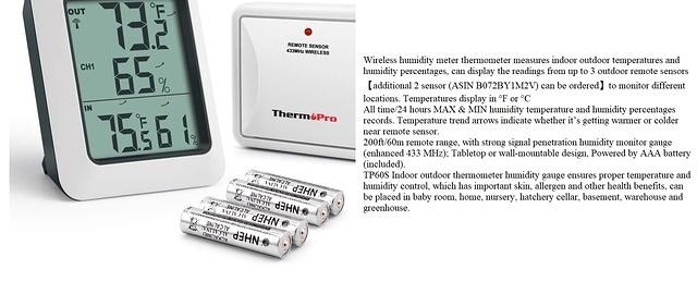 Wireless Thermometer - Won by Diane Watchinski