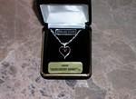 Beautiful Sterling Silver amp Garnet Pendant