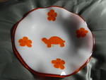 Blown Glass Turtle bowl
