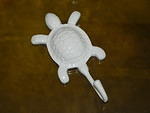Single Turtle Hook - White